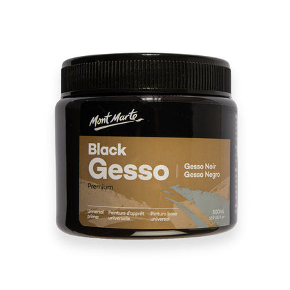 Black Gesso MM Черная ванна Gesso 500 мл
