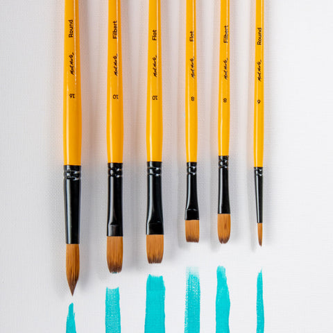 MM Gallery Series Brush Set Acrylic 6pc