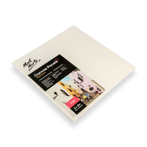 Canvas panel (primed cardboard) lMM Canvas Panels Pack 2 20.4x20.4cm