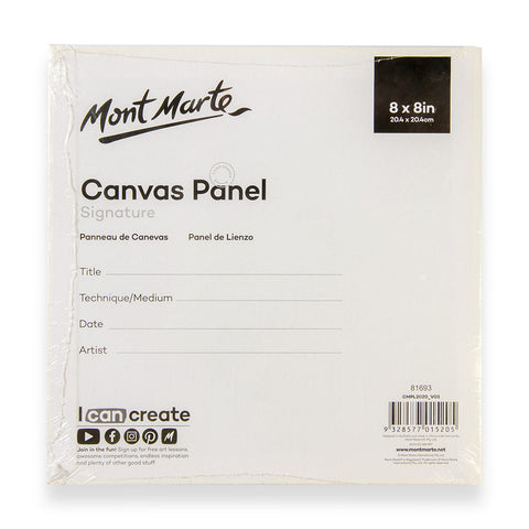 Canvas panel (primed cardboard) lMM Canvas Panels Pack 2 20.4x20.4cm