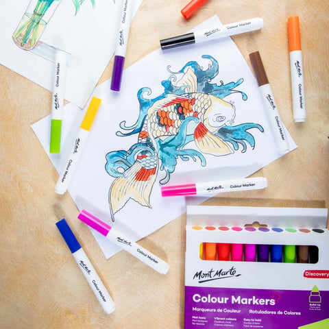 MM Colour Markers 10pc