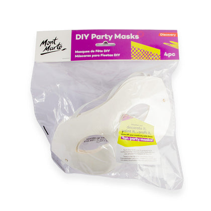 Party Masks (Painting) MM DIY Party Masks 4pc Design 2 