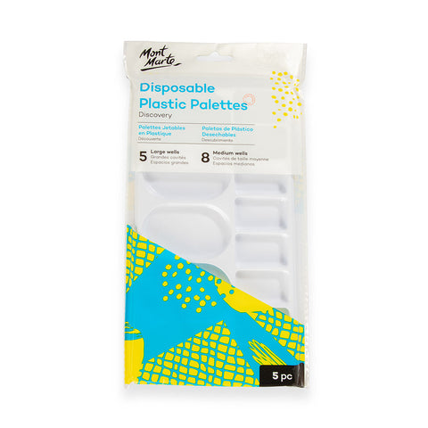 MM Disposable Plastic Palettes 5pc