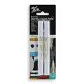 MM Acrylic Paint Pens Dual TIp White 2pc