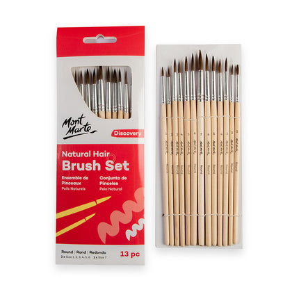 Natural Hair Round BrushesMM Natural Hair Round Brush Set 13pc 