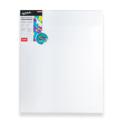 ტილოების ნაკრები, 4 ცალი - Nested Single Thick Canvases Discovery 4 Pack