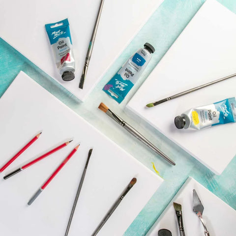 ტილოების ნაკრები, 4 ცალი - Nested Single Thick Canvases Discovery 4 Pack