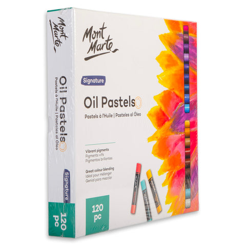 MM ზეთის პასტელები 120 ცალი-MM Oil Pastels 120pc