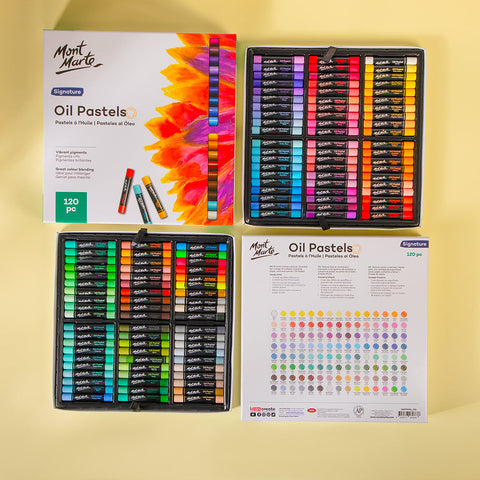 MM ზეთის პასტელები 120 ცალი-MM Oil Pastels 120pc