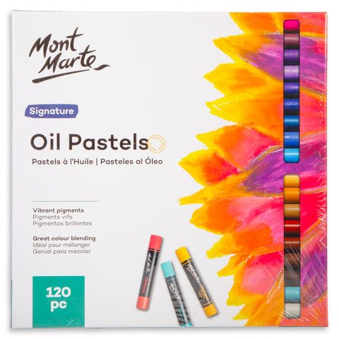 MM ზეთის პასტელები 120 ცალი-MM Oil Pastels 120pc