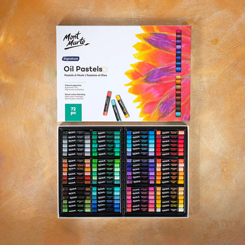 MM ზეთის პასტელები 72ც-MM Oil Pastels 72pc