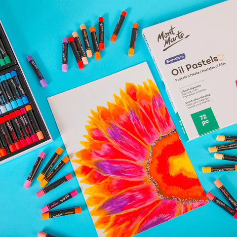 MM ზეთის პასტელები 72ც-MM Oil Pastels 72pc