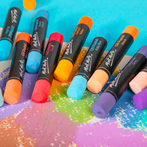 MM ზეთის პასტელები 72ც-MM Oil Pastels 72pc
