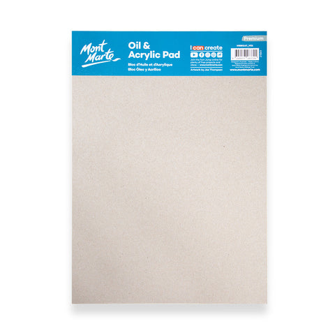 MM Oil & Acrylic Pad 350gsm A4 20 Sheets