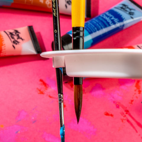 Овальная пластиковая палитра 34x25 см