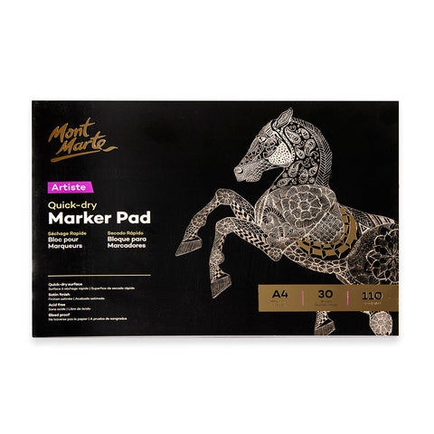 მარკერის პადი A4 MM Quick Dry Marker Pad 110gsm A4 30 Sheets