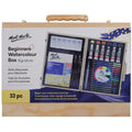 MM Beginners Watercolour Box 33pc
