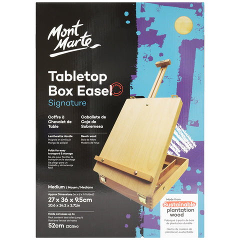 MM Tabletop Box Easel Med - Beech