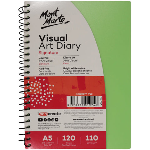 MM Visual Art Diary Цветная обложка PP A5