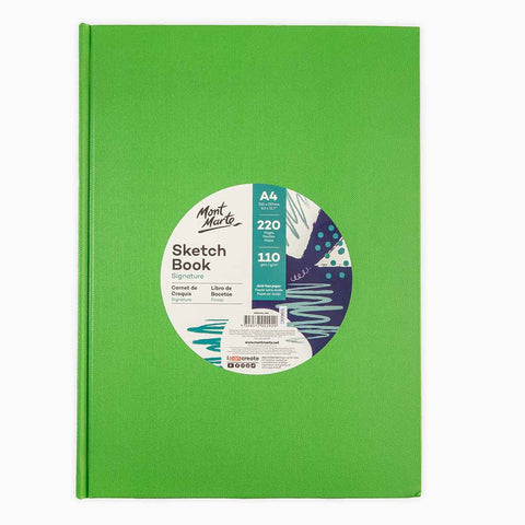 ჩანახატების სკეჩბუქი მყარი ყდით A4 - Sketch Book A4 Hard Cover 220pg 110gsm