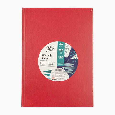 ჩანახატების სკეჩბუქი მყარი ყდით A4 - Sketch Book A4 Hard Cover 220pg 110gsm