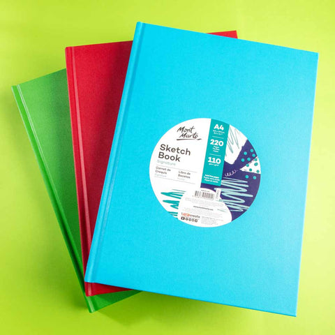 ჩანახატების სკეჩბუქი მყარი ყდით A4 - Sketch Book A4 Hard Cover 220pg 110gsm