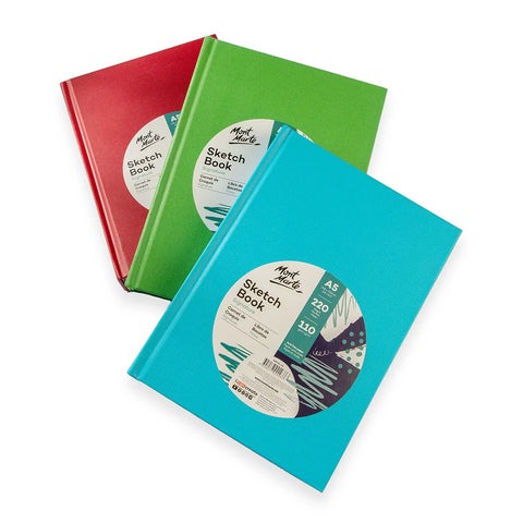 ჩანახატების სკეჩბუქი მყარი ყდით A5 -  Sketch Book A5 Hard Cover 220pg 110gsm