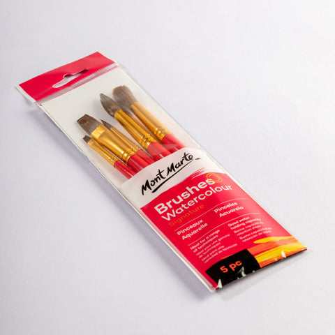 MM Gallery Series Brush Set Watercolour 5pc BMHS0027