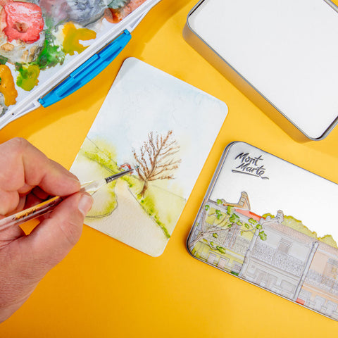 MM აკვარელის პოსტკარტები 300gsm 24 ცალი-MM Watercolour Postcards 300gsm 24 Sheets