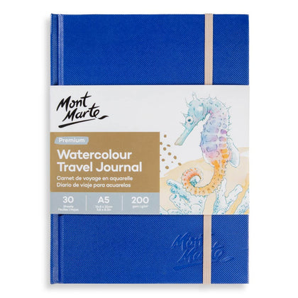 აკვარელის სკეჩბუქი მყარი ყდით A5 - Watercolour Travel Journal A5