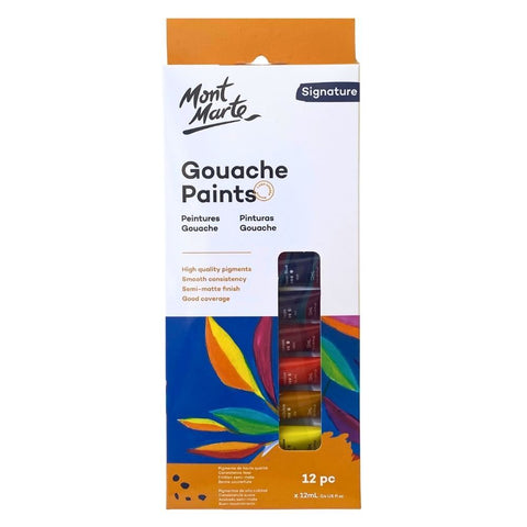 Gouache paints set 12 colors Gouache 12pc x 12ml