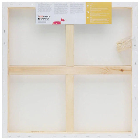 დაგრუნტული ტილო ორმაგ ქვეჩარჩოზე MM Signature Canvas Pine Frame D.T. 60.9x60.9cm - LUMINO