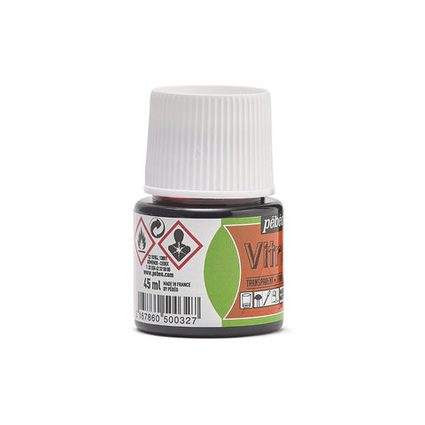 ვიტრაჟის საღებავი 45მლ - Pebeo Coral Vitrail 45ml (გამჭვირვალე მინის საღებავი)