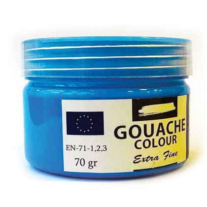 Blue gouache gamma 70g