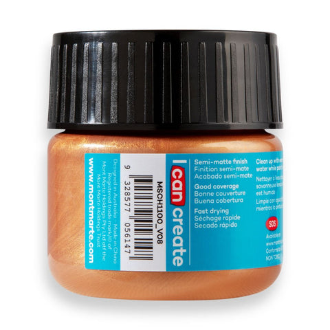 MM Acrylic Colour Paint 100ml - Bronze - LUMINO