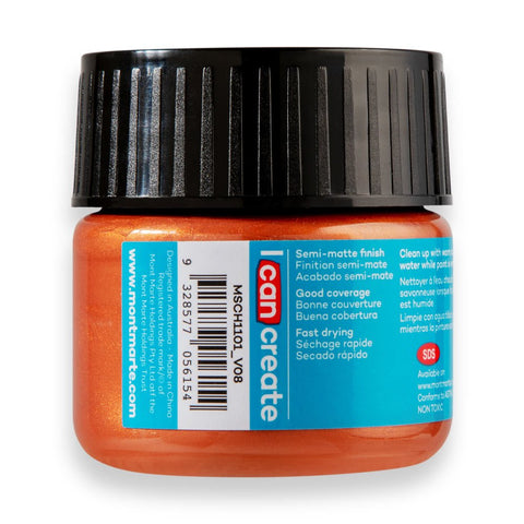 MM Acrylic Colour Paint 100ml - Copper - LUMINO