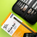 MM Acrylic Handle Brush Set 11pc - Acrylic - LUMINO