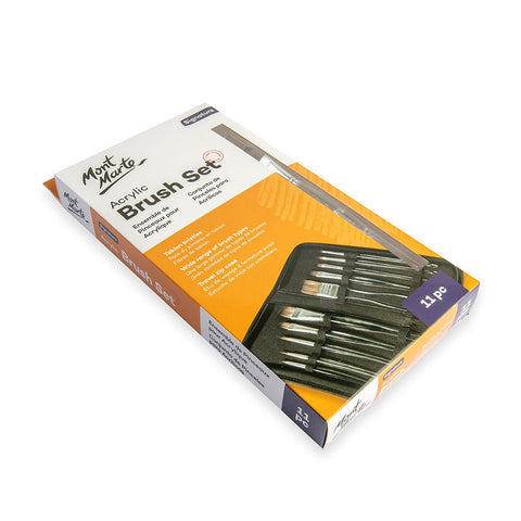 MM Acrylic Handle Brush Set 11pc - Acrylic - LUMINO