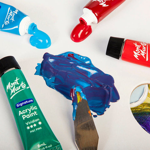 MM Acrylic Paint Set 12pc x 8ml - LUMINO