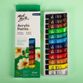 MM Acrylic Paint Set 12pc x 8ml - LUMINO