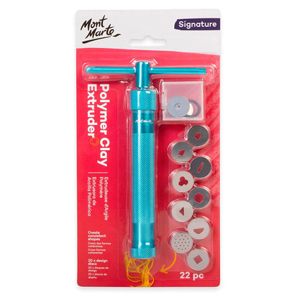 MM Anodized Aluminum Clay Extruder 22pc
