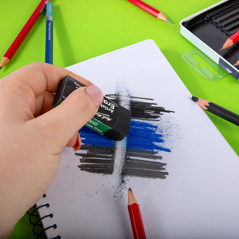 MM Artist Eraser Medium - Black - LUMINO