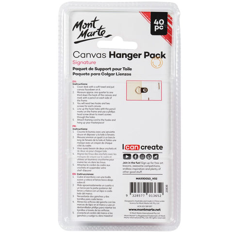 MM Canvas Hanger Pack 20pce - LUMINO