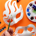MM DIY Party Masks 4pc - Flame - LUMINO