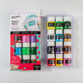 MM Fabric Paint Set 12pc x 20ml - LUMINO