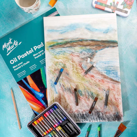 MM Oil Pastel Pad 200gsm A3 20 Sheets - LUMINO