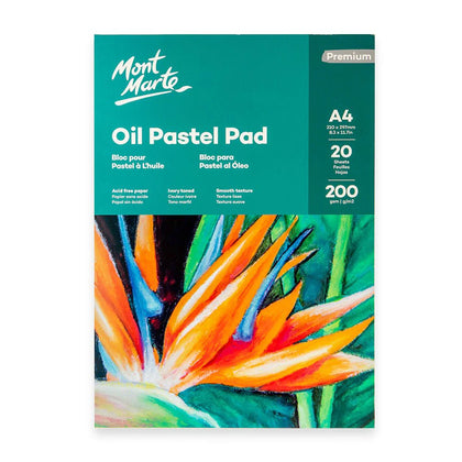 Блокнот для масляных пастелей - MM Oil Pastel Pad 200gsm A4 20 листов