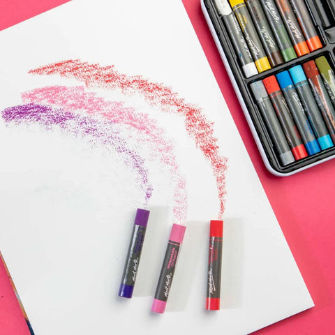 MM Oil Pastel Pad 200gsm A4 20 Sheets - LUMINO