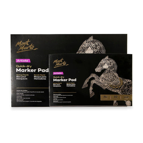 MM Quick Dry Marker Pad 110gsm A3 30 Sheets - LUMINO