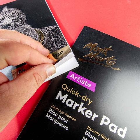 MM Quick Dry Marker Pad 110gsm A3 30 Sheets - LUMINO